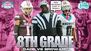 CRIB CLASSIC 2025 || 8TH GRADE DADE VS BROWARD || MIC’D UP WITH TOMMY SHULER || *MUST WATCH😳*