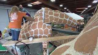 Sneak peek at 'Safari Park's Float' for 134th Rose Parade