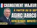 Avis aux retraités  voici comment vos pensions AGIRC ARRCO évolueront à partir de septembre 2025