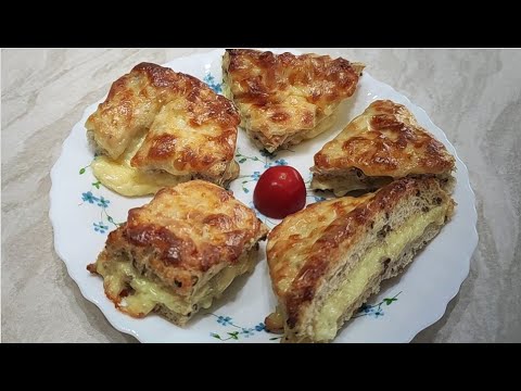 Baked CHEESE BITES | cream cheese GARLIC BREAD recipe | cooking food