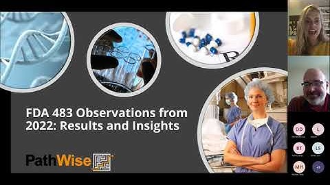 WEBINAR FDA 483 RESULTS  2022