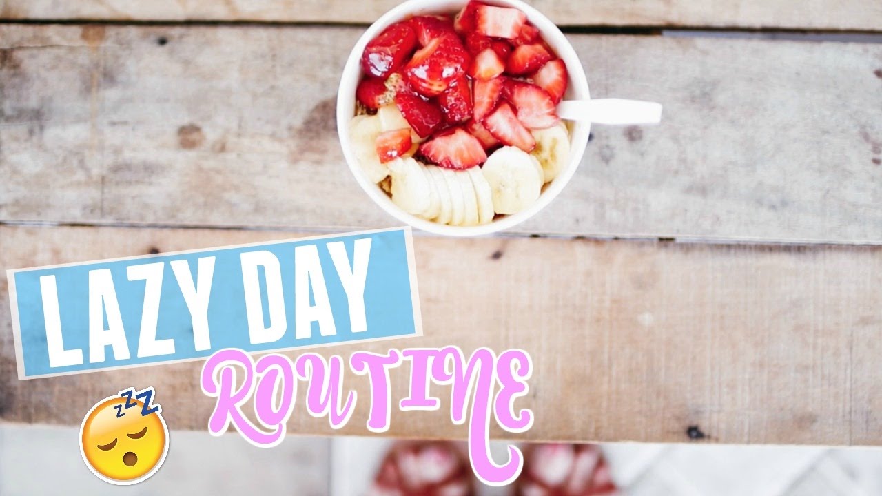 LAZY DAY MORNING ROUTINE + SPECIAL ANNOUNCEMENT!!!! - YouTube