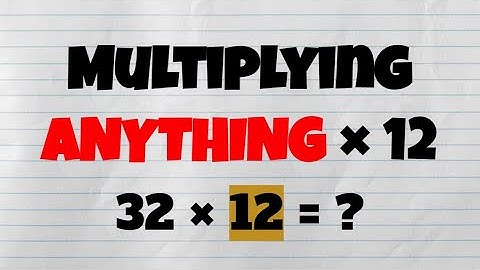 UIL Number Sense Tricks | How to ANY NUMBER with 12