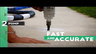 Polyurethane Foam Concrete Leveling - California Building Innovations