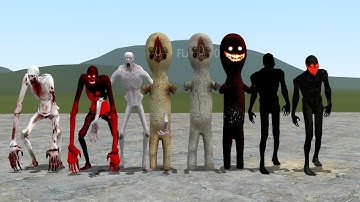 SCP-096 VS SCP-173 VS SCP-106!! Garrys Mod Sandbox