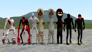 SCP-096 VS SCP-173 VS SCP-106!! Garrys Mod Sandbox