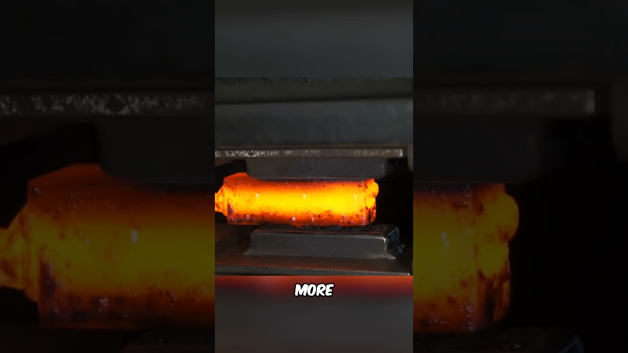 Making Damascus Steel From Powerful Chain...(@shurap)