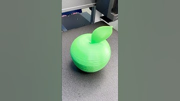 Who ate my apple?🍏 🤔 #3dprinted #green #apple