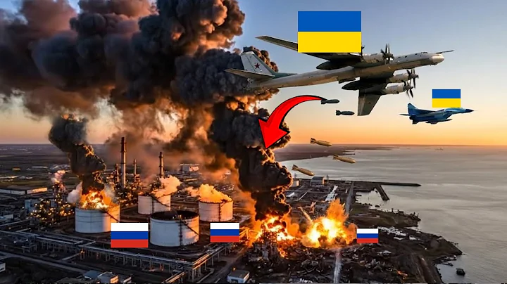 Swarm Attack! Ukrainian Drones Obliterate Russian Ship & Oil Terminal