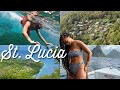 ST. LUCIA VLOG| Gros Piton Hike + Volcano Mud Bath + Private Beach