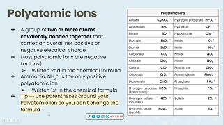 Notes 4  Ionic Properties & Naming Intro