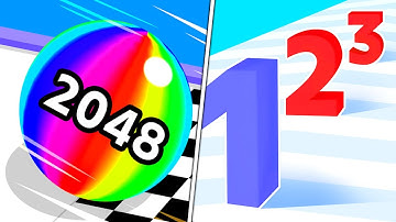 Ball Run 2048 VS Number Master: Run and merge | All Level Gameplay NEW UPDATE ( IOS/Android )