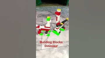 Building Blocks Dinosaur #craftidea #cartoonvideo #craftidehouse #housegame #blockslego #building