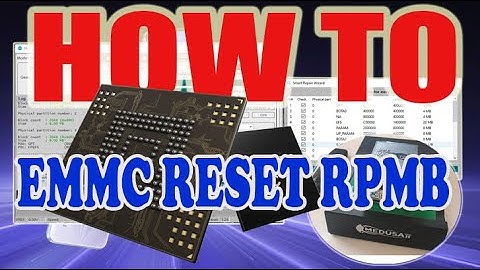 Medusa reset RPMB EMMC 5.1 BGA221