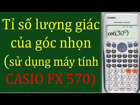 Video: Cách Tìm Góc Biết Cosin