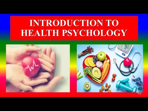 INTRODUCTION TO HEALTH PSYCHOLOGY