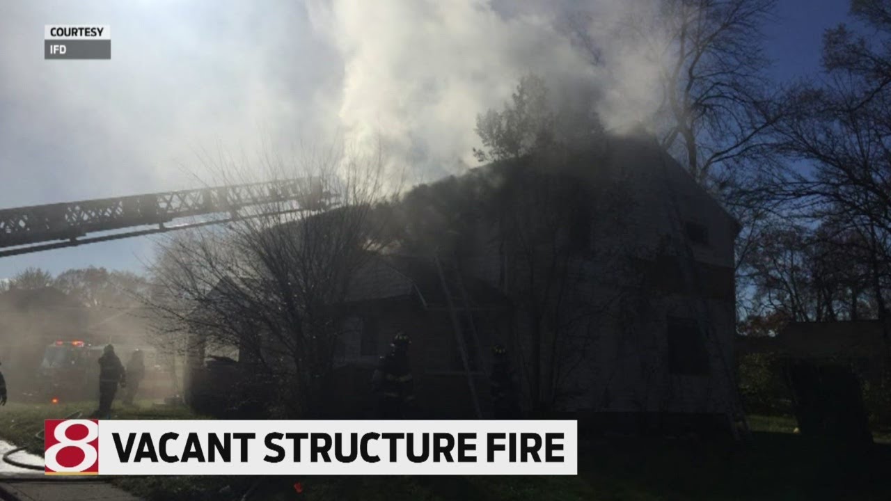 Vacant structure fire - YouTube