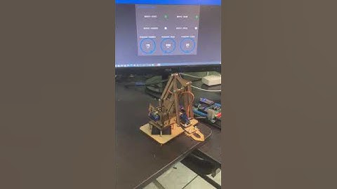 |Brazo Robot con Node Red y Asistente de Google | #shorts