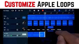 How to edit Apple Loops in GarageBand iOS (iPhone/iPad)