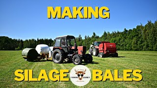 MAKING FIRST CUT SILAGE, THE WORST WE EVER HAD!