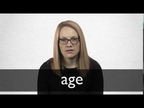 How to pronounce AGE in British English