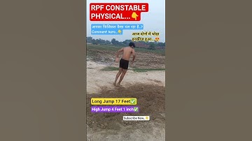 RPF CONSTABLE High+Long Jump✅😍🎯 #physical #rpfconstable #rpfsi #sscgd #upp #army #tranding #shorts