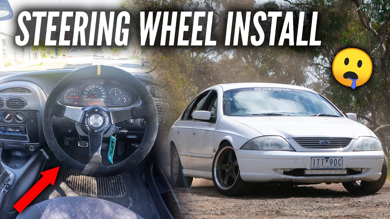 THIS CHANGED THE CAR! NEW STEERING WHEEL FOR THE AU! YouTube