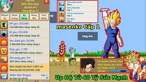 Ngọc Rồng Online | Thành Quả Sau Sự Kiện x3 TNSM Và Cập Nhật Hành Trình Up Đệ Tử Lên 40 Tỷ Sức Mạnh