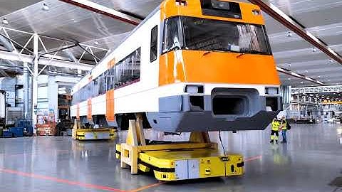 Autonomus transporters for the railway industry