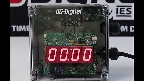 Medical Device Production Countdown Timer, Single Action Reset n Start - DC-10T-DN-BCD-EOP-NEMA