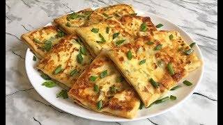 Восхитительные Блины с Яйцом и Зеленым Луком Быстро и Вкусно / Pancakes with Egg and Green Onions Восхитительные Блины с Яйцом и Зеленым Луком Быстро и Вкусно / Pancakes with Egg and Green Onions