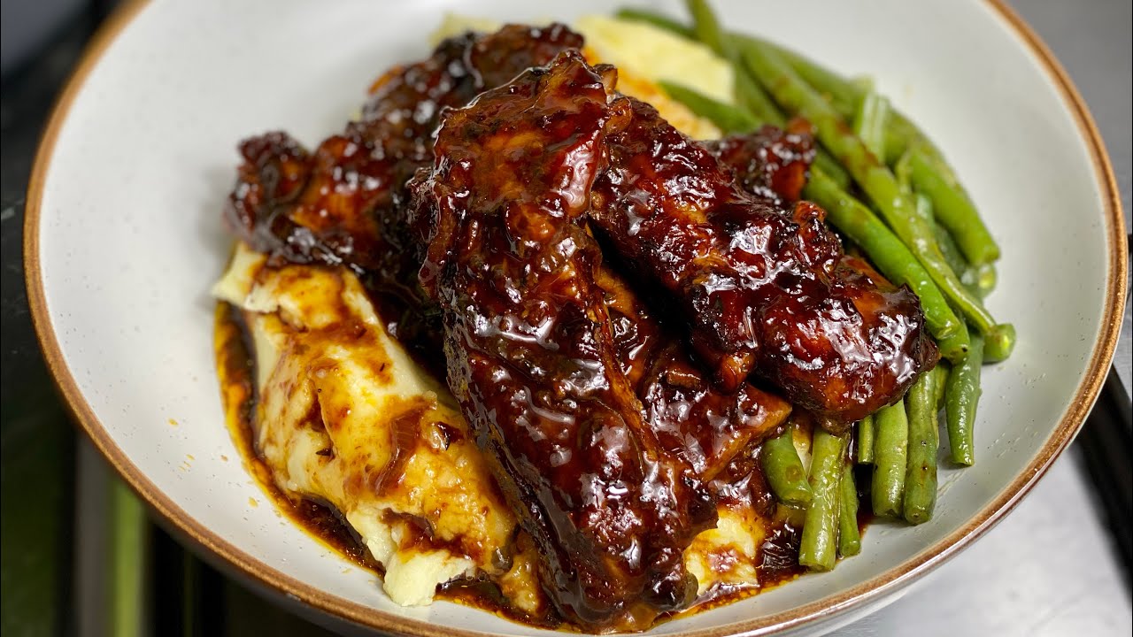 Let’s Cook with me Slow Baked Ribs, Creamy mashed potatoes and green beans YouTube