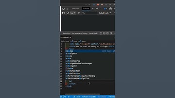 How to sort an array of strings in javascript #shortsvideo #shortvideo #shorts #short #javascript