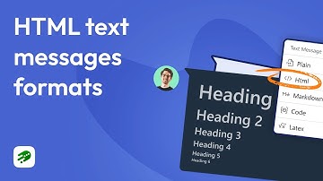 Messenger with HTML text formatting. Chat app with HTML