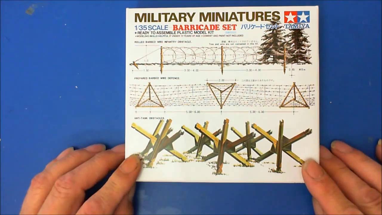 Tamiya Barricades Miniature 1/35 – Set De Diorama WWII Pour Maquettistes – Plastique Haute Qualité (Dès 14 Ans)