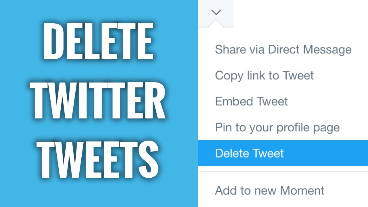 How To Delete Twitter Tweets Fast & Easy - YouTube