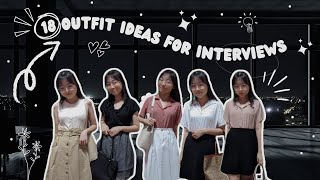 18 Interview outfits 职场/面试穿搭 Tips