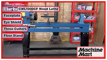 Clarke 40" Woodturning Lathe with Copy Follower - CWL1000CF