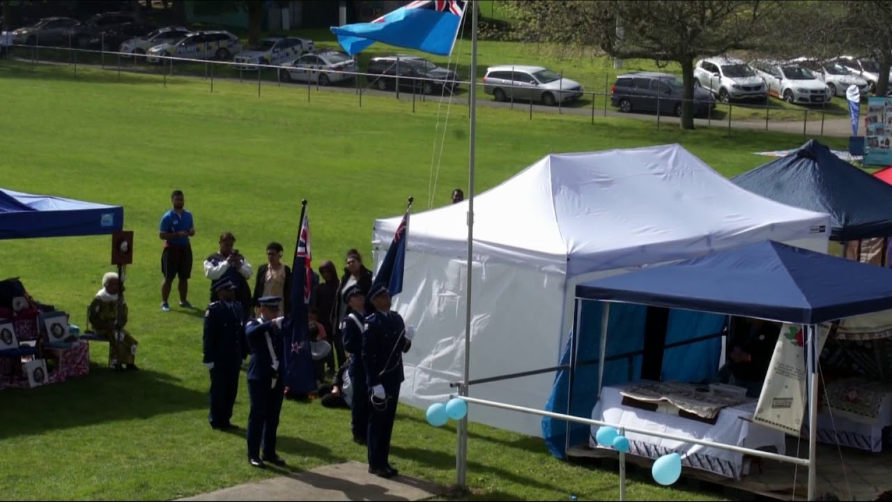 Fiji Day celebrations opening march and flag raising ceremony