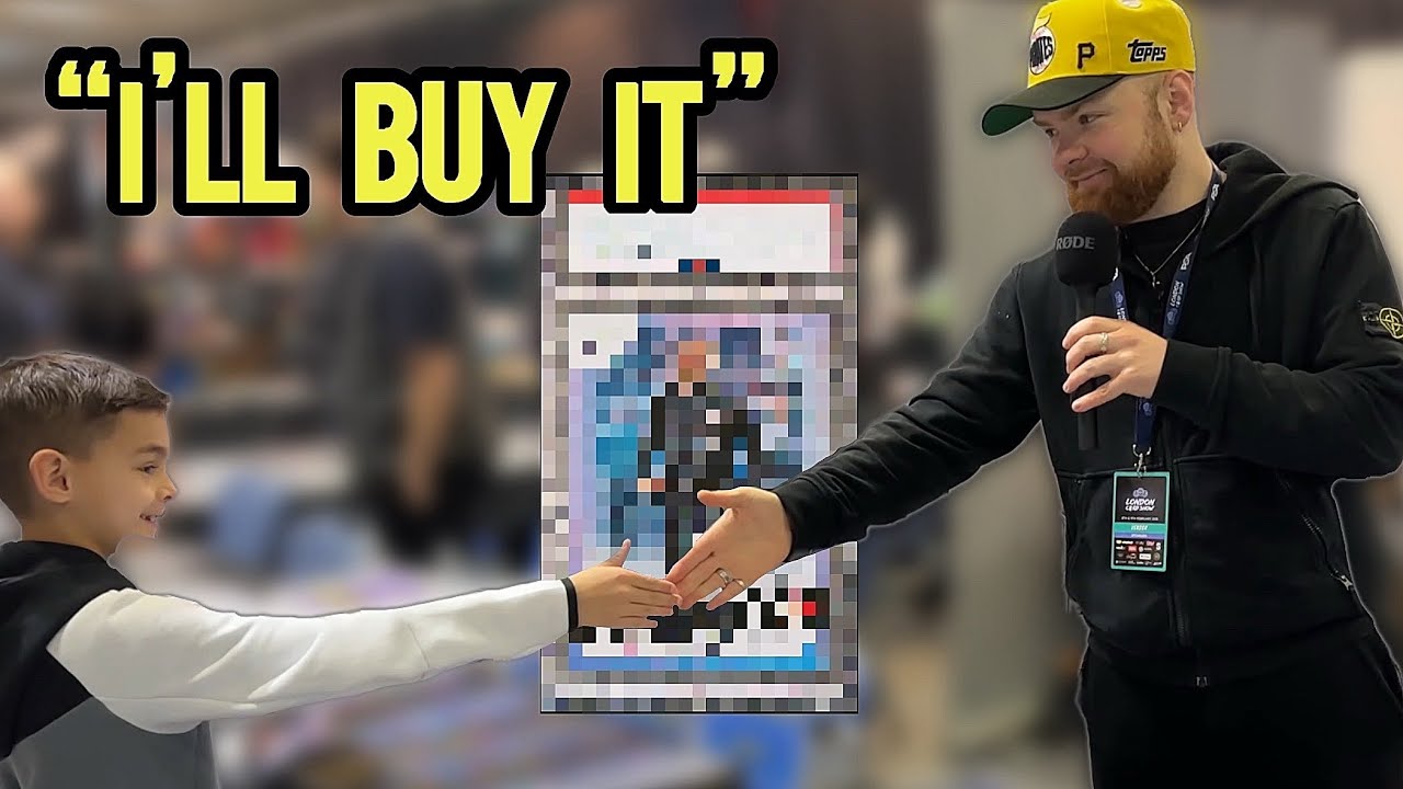 LONDON CARD SHOW VENDOR POV - I COULD NOT SELL THIS CARD!