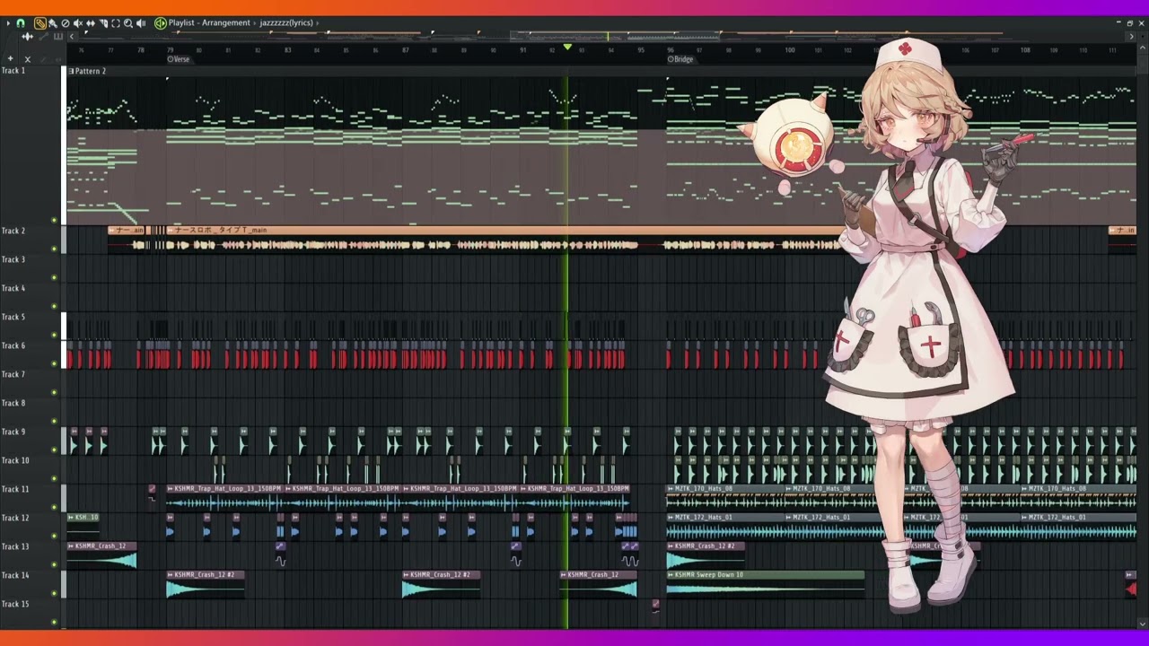 i made vocaloid halloween electro swing song (i guess)