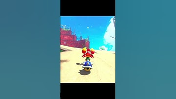 What happens if you use a blue shell while in 1st place?