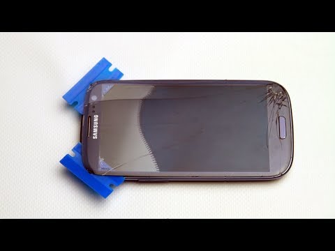 Samsung Galaxy S3 Broken Glass Screen Replacement Tutorial @ Home Method [HD][HQ] Repair GTi9300 DIY