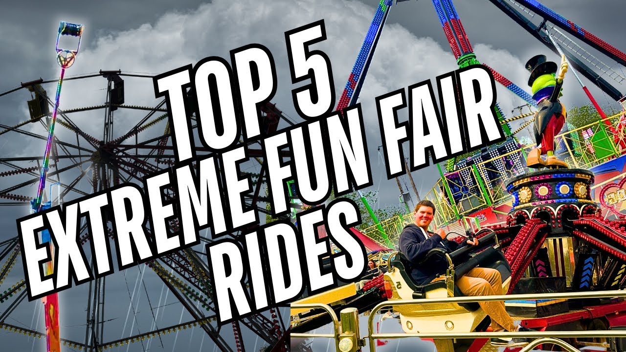 TOP 5 FUN FAIR RIDES!! (That we have done) - YouTube