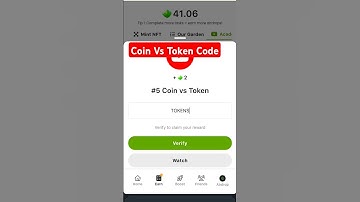 #5 Coin vs Token Seed New task video Code #games #seeds #seedairdrop #crypto #cryptocurrency