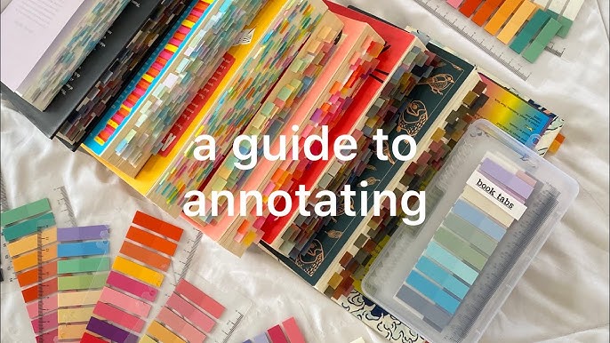 how i annotate my books 🌸 annotating supplies + essentials 