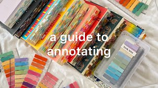 a guide to annotating 🌷✨ the essentials, making tabbing guides, & showing my fave annotations