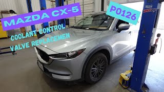 видео: Замена клапана управления охлаждающей жидкостью Mazda CX-5 P0126 картинка: Замена клапана управления охлаждающей жидкостью Mazda CX-5 P0126