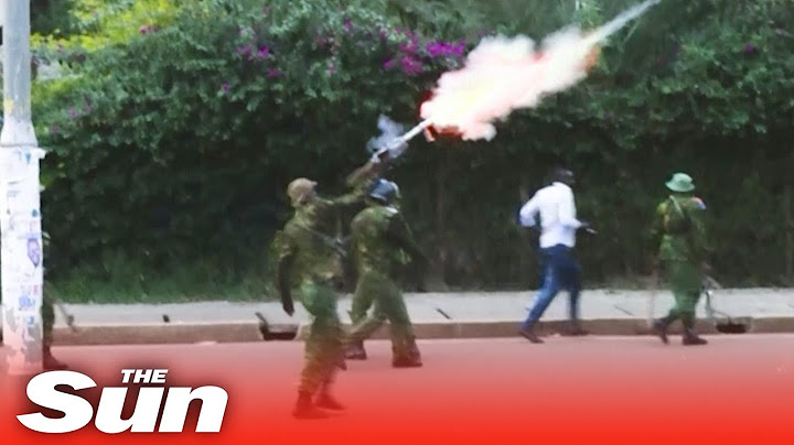 Police fire tear gas at protesters as Kenya's Ruto declared president-elect