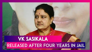 VK Sasikala, Former Jayalalithaa Aide & EX-AIADMK Leader, Released After Four Years In Jail